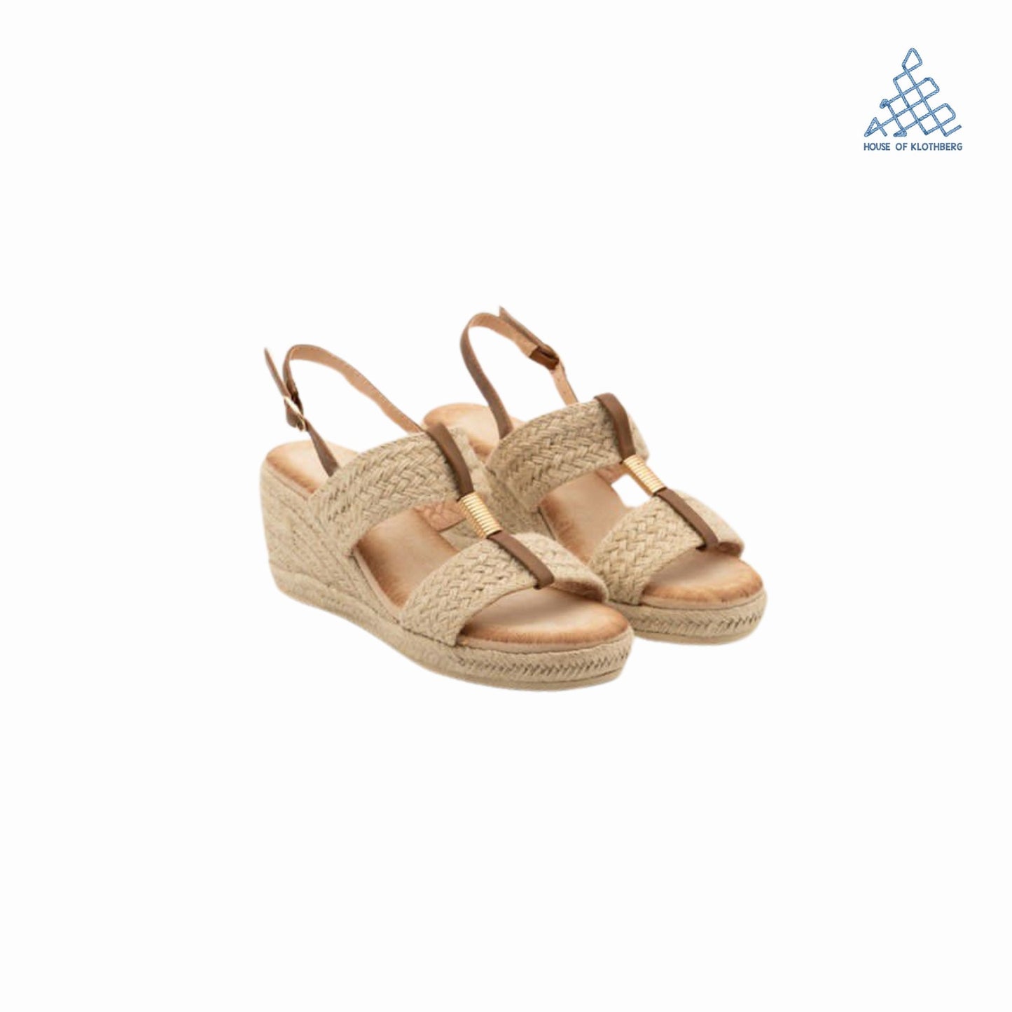JuteLuxe Platform Sandals