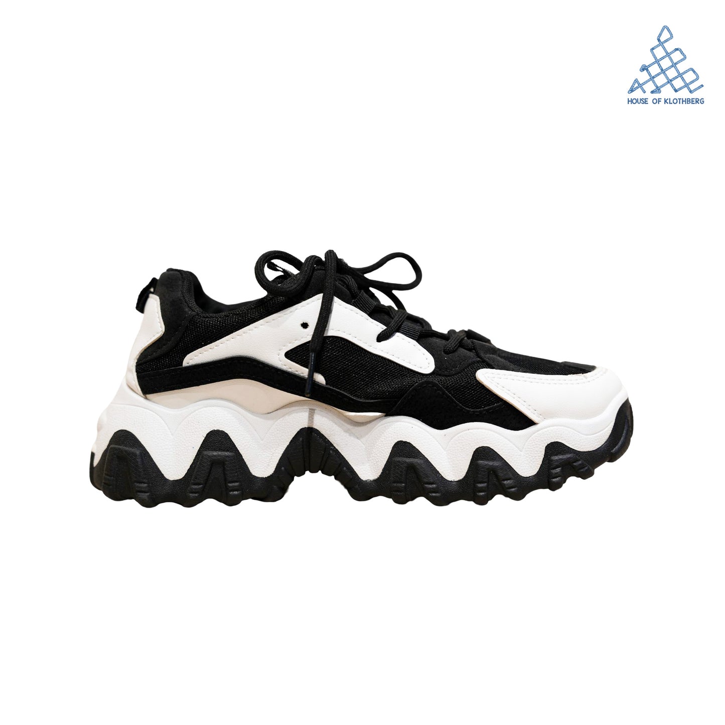 lexGlow Chunky Black & White Sneakers