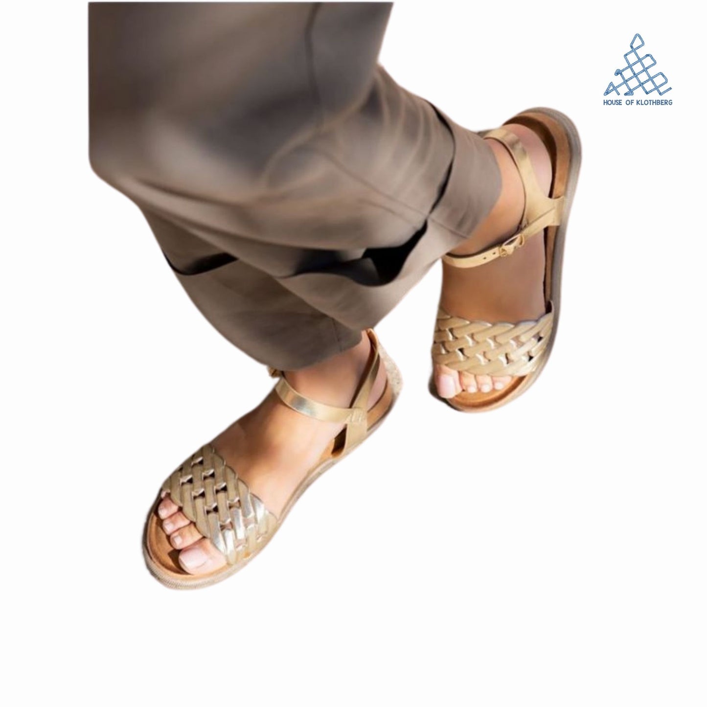 Aurelia Cutwork Strappy Sandals