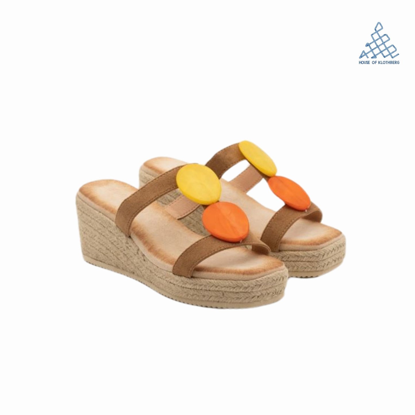 Soleil Tan Vegan Wedges