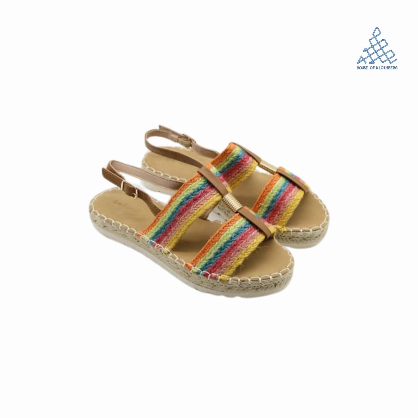 Rainbow Strappy Sandals