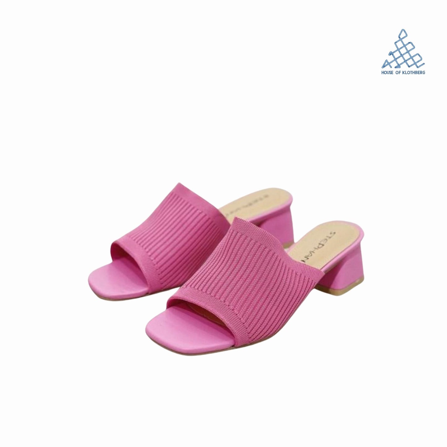 KnitStride Block Heels (Pink)