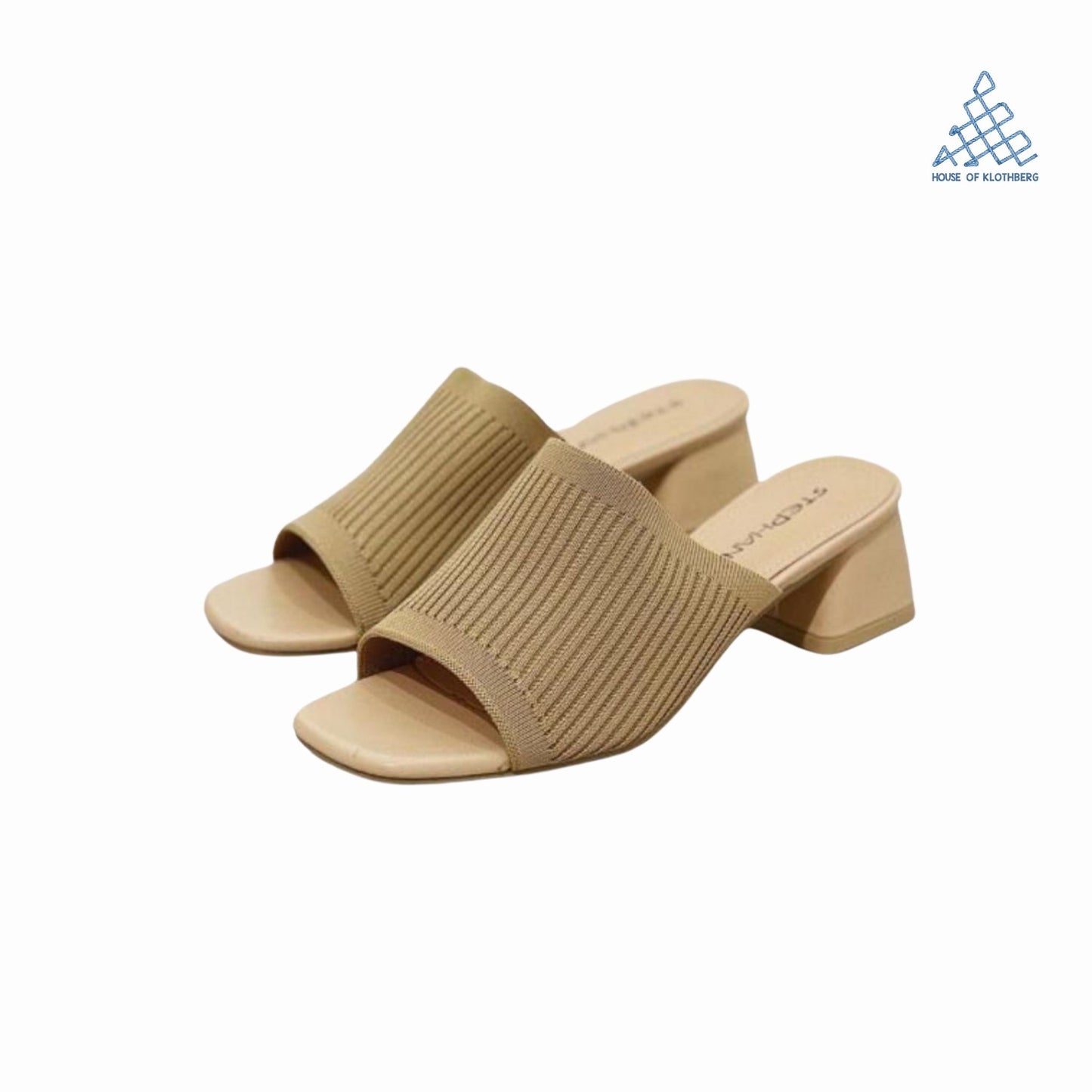 KnitStride Block Heels (Camel)