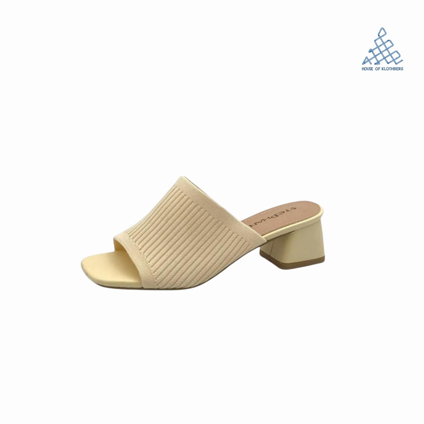KnitStride Block Heels (Beige)
