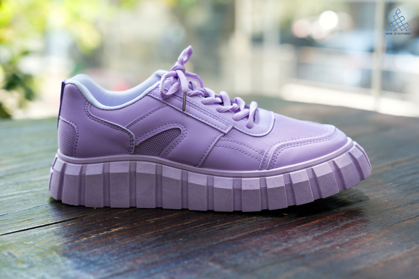 Chunky Lavender Sneakers