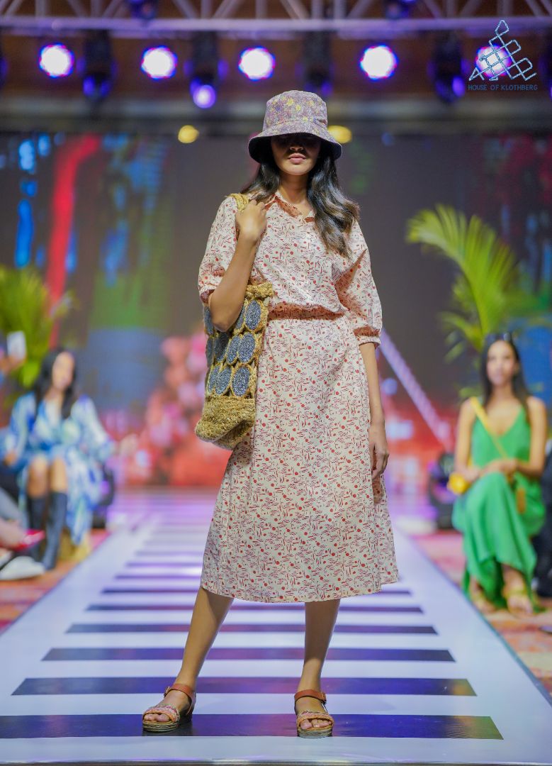 Rosewood Mist Midi Shirt Dress