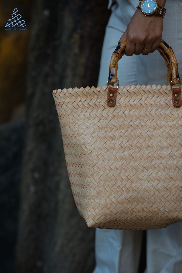 Naturalle Jute Woven Handbag