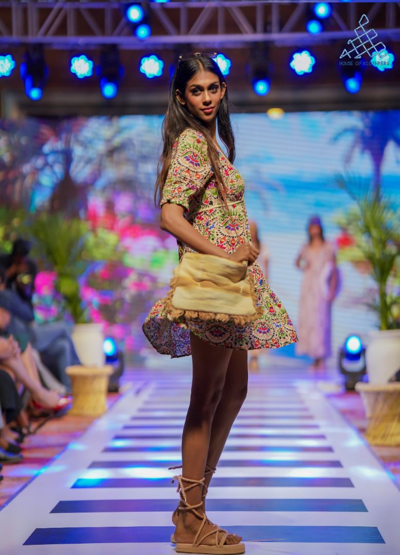 Aurora Charm Tiered Mini Dress