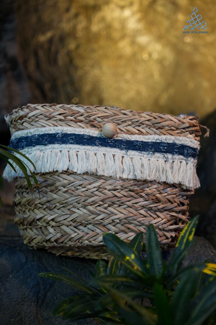 Azure Charm Bamboo Bag