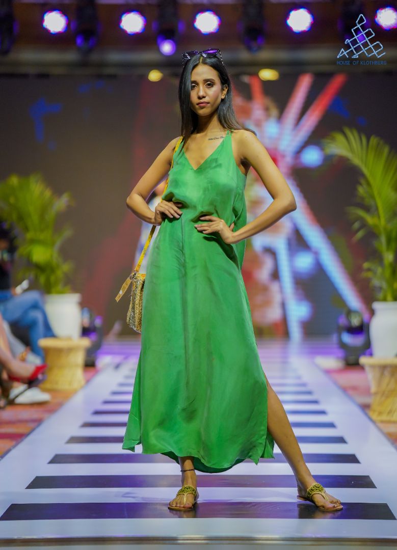 Emerald Elegance Maxi Dress